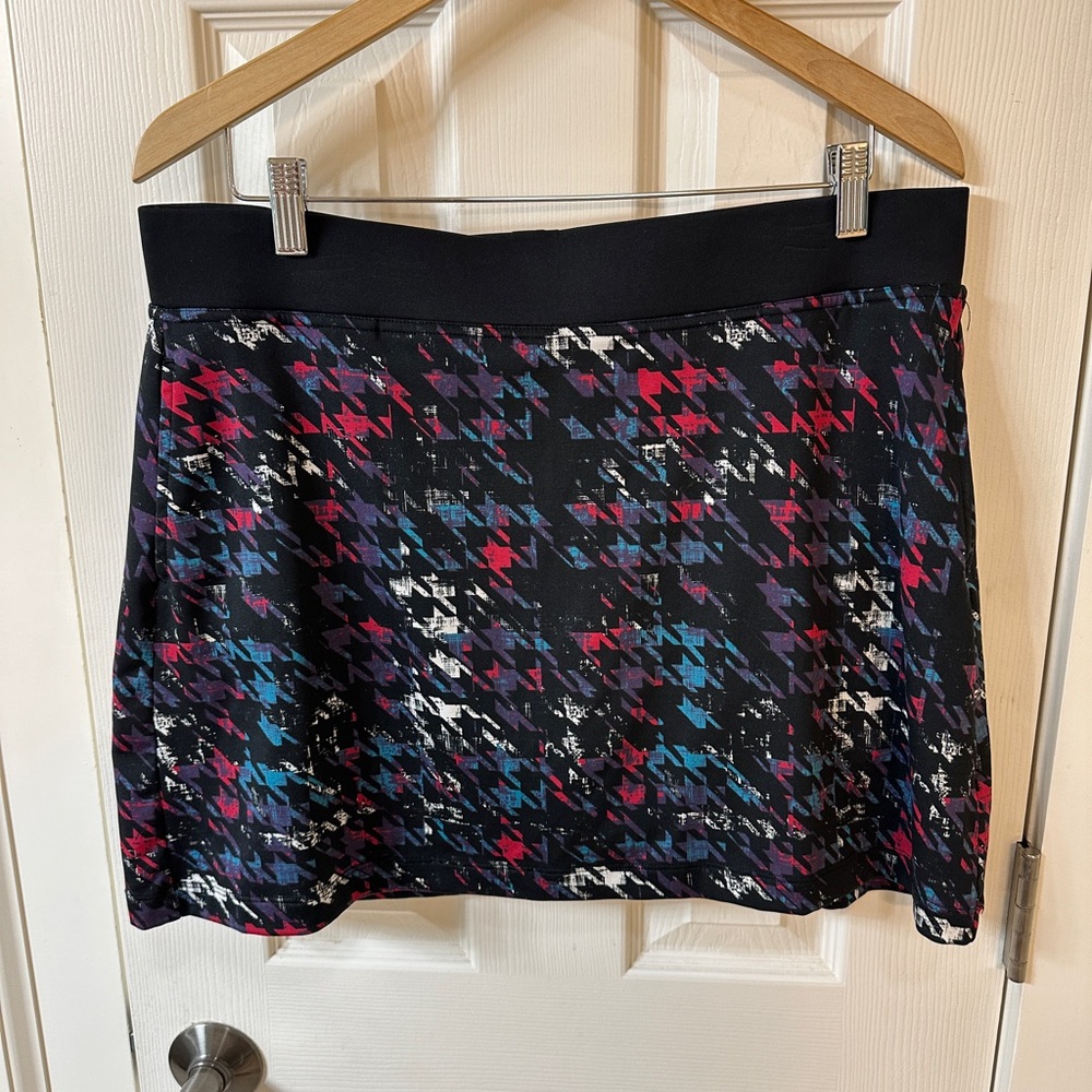 PGA Tour Abstract Houndstooth Golf Skort